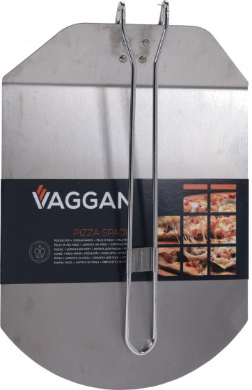 Vaggan Pizzaschep rvs zilver