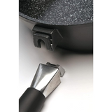 Berghoff geminis steelpan met deksel afneembaar handvat keramisch ø16cm