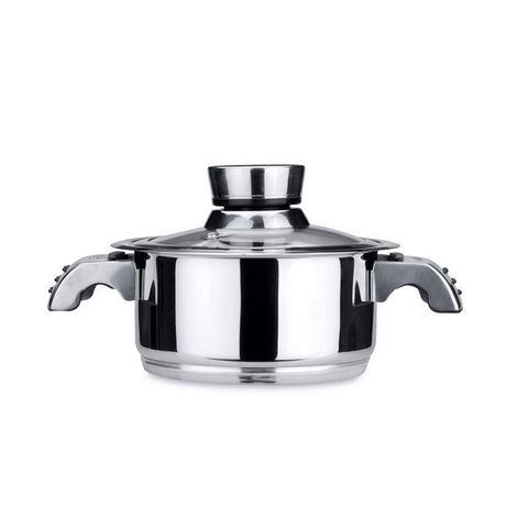 Berghoff invico vitrum kookpot met deksel ø16cm
