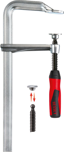 Bessey geheel stalen lijmtang gz-2k 250 120 - gz252k