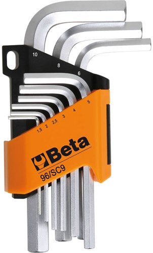 Beta tools inbussleutel set 96 sc9 staal 000960374 9 st