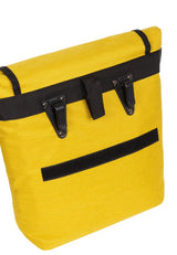 Bike drops shopper fietstas met schouderhengsel nylon 12l geel