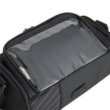 Bike gravel waterafstotende stuurtas met schouderhengsel 4,7l zwart