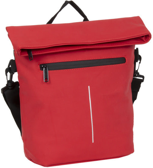 Bike splash waterafstotende stuurtas met schouderhengsel 6l rood