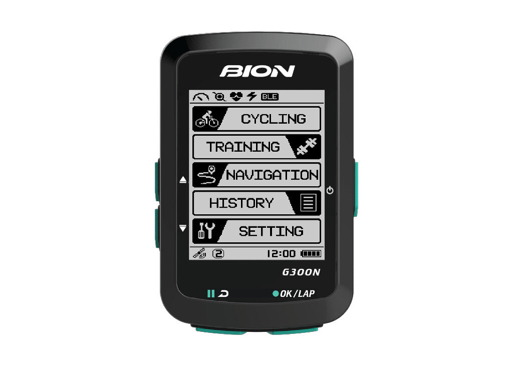 Bion bion fietscomputer gps-300n met navigatie