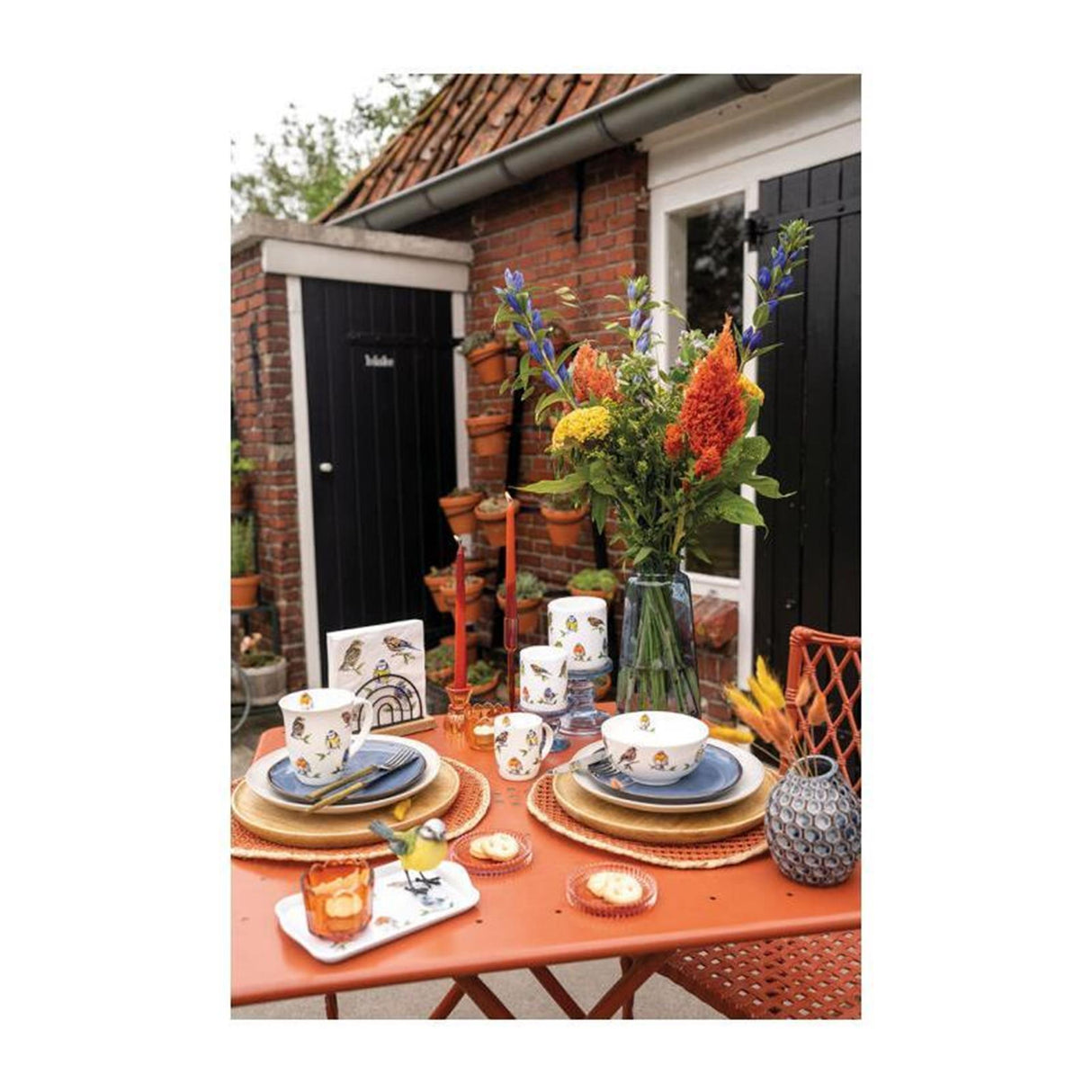 Ambiente servet 25 bird species white