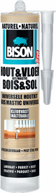 Bison hout vloer white wash koker 300 ml, voor parket, laminaat, planken, kurken, pvc, kleurvast, schuurbaar, elastisch, hoogwaardige afdichtingskit, voor voegen en opvullen