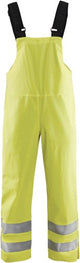 Blåkläder bretelregenbroek high-vis level 3 13862005 | high-vis geel | maat l - 7330509287576