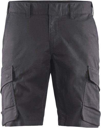Blåkläder industrie short met stretch 14461832 | medium grijs zwart | maat 64 - 7330509758298