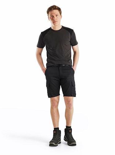 Blåkläder industrie short met stretch 14461832 | zwart donkergrijs | maat 44 - 7330509758632