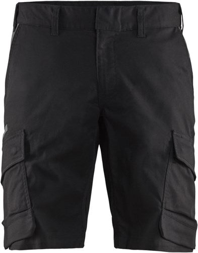 Blåkläder industrie short met stretch 14461832 | zwart donkergrijs | maat 44 - 7330509758632