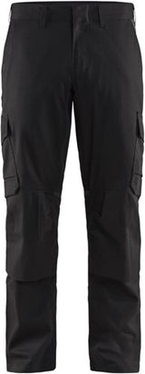 Blåkläder industrie werkbroek stretch met kniezakken 14481832 | zwart donkergrijs | maat 48 - 7330509760826