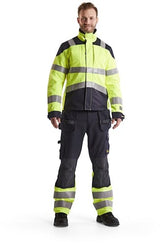 Blåkläder multinorm werkbroek inherent 14891512 | marine high vis geel | maat 44 - 7330509627310