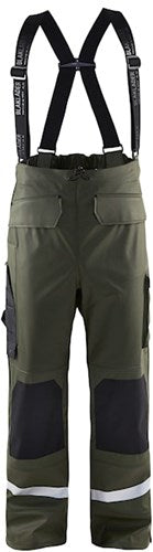 Blåkläder regenbroek level 2 13052003 | army groen | maat m - 7330509570760