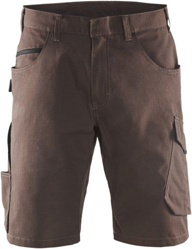 Blåkläder service short 14991330 | bruin zwart | maat 58 - 7330509549506
