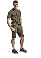 Blåkläder service short 14991330 | groen zwart | maat 50 - 7330509549360