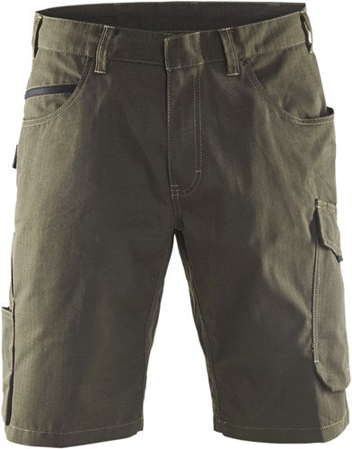 Blåkläder service short 14991330 | groen zwart | maat 54 - 7330509549384