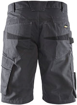Blåkläder service short 14991330 | medium grijs zwart | maat 60 - 7330509684207