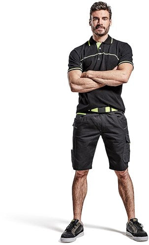 Blåkläder service short 14991330 | zwart high vis geel | maat 60 - 7330509549711