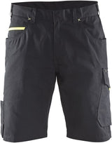 Blåkläder service short 14991330 | zwart high vis geel | maat 62 - 7330509549728