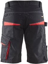 Blåkläder service short 14991330 | zwart rood | maat 58 - 7330509549810