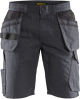 Blåkläder service short met spijkerzakken 14941330 | medium grijs zwart | maat 52 - 7330509688854