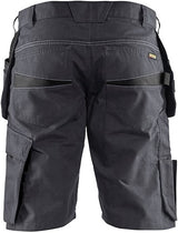 Blåkläder service short met spijkerzakken 14941330 | medium grijs zwart | maat 60 - 7330509688892