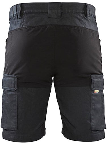 Blåkläder service short met stretch 14371147 | marineblauw zwart | maat 56 - 7330509718032