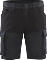 Blåkläder service short met stretch 14371147 | marineblauw zwart | maat 56 - 7330509718032