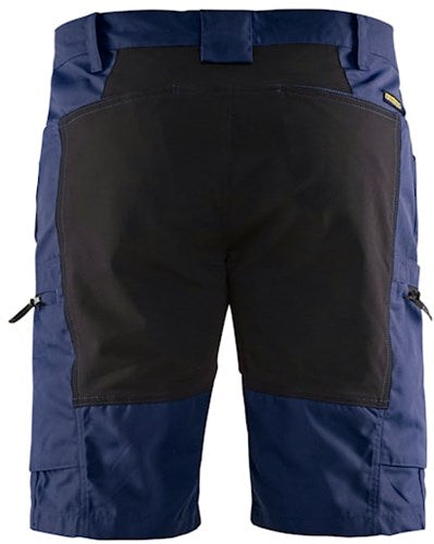 Blåkläder service short stretch 14491845 | marineblauw zwart | maat 56 - 7330509538586