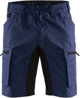 Blåkläder service short stretch 14491845 | marineblauw zwart | maat 58 - 7330509538593