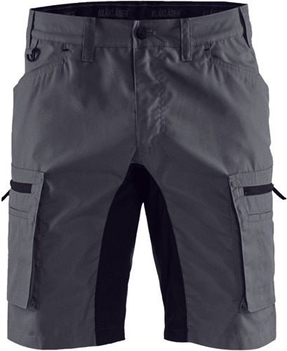 Blåkläder service short stretch 14491845 | medium grijs zwart | maat 54 - 7330509801895