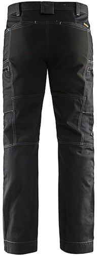 Blåkläder service werkbroek denim stretch 14591142 | zwart | maat 54 - 7330509486146