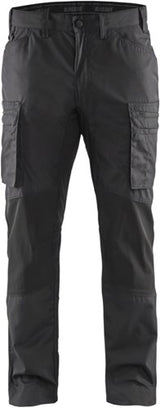 Blåkläder service werkbroek met stretch 14591845 | donkergrijs zwart | maat 52 - 7330509462775