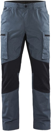 Blåkläder service werkbroek met stretch 14591845 | gevoelloos blauw donkerblauw | maat 60 - 7330509781425