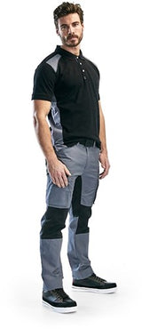 Blåkläder service werkbroek met stretch 14591845 | grijs zwart | maat 62 - 7330509498798