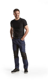Blåkläder service werkbroek met stretch 14591845 | marineblauw zwart | maat 50 - 7330509498521