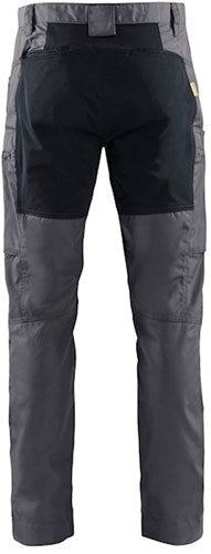 Blåkläder service werkbroek met stretch 14591845 | medium grijs zwart | maat 52 - 7330509748800