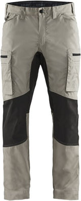 Blåkläder service werkbroek met stretch 14591845 | stone zwart | maat 56 - 7330509500613