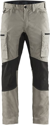 Blåkläder service werkbroek met stretch 14591845 | stone zwart | maat 62 - 7330509500644