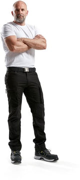 Blåkläder service werkbroek met stretch 14591845 | zwart | maat 60 - 7330509463017