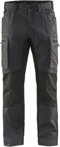 Blåkläder service werkbroek stretch 14591146 | donkergrijs zwart | maat 46 - 7330509486313