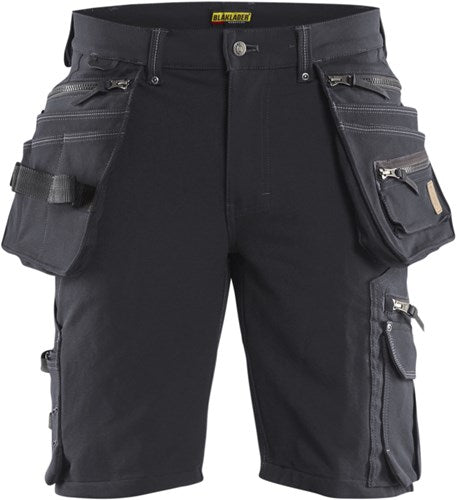 Blåkläder short 4-weg stretch x1900 19881644 | donkergrijs zwart | maat 44 - 7330509687710