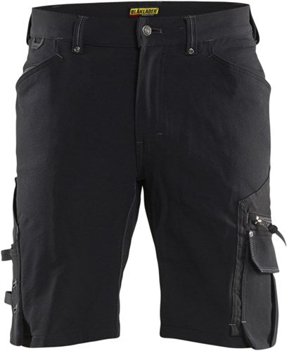 Blåkläder short 4-weg stretch x1900 zonder spijkerzakken 19871644 | zwart | maat 56 - 7330509688496