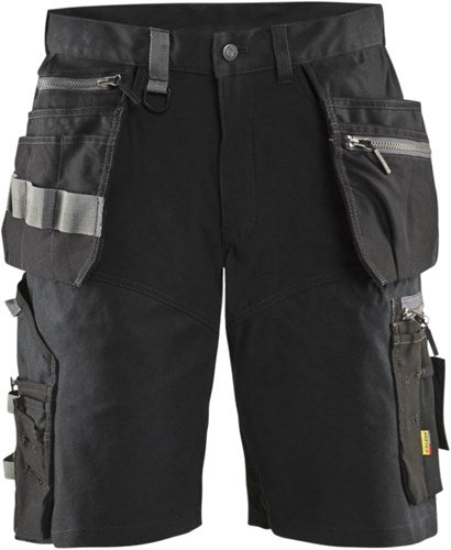 Blåkläder short met stretch en spijkerzakken 15981343 | zwart | maat 52 - 7330509722107