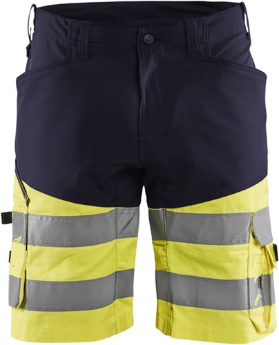 Blåkläder short met stretch high-vis 15411811 | marine high vis geel | maat 62 - 7330509692103
