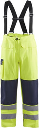 Blåkläder vlamvertragende regenbroek level 2 13132022 | high-vis geel marineblauw | maat 4xl - 7330509783597