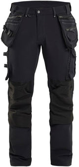 Blåkläder werkbroek 4-weg stretch x1900 19981644 | zwart | maat c148 - 7330509657676