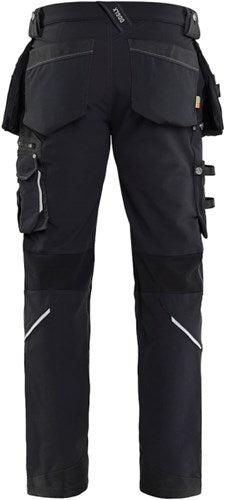 Blåkläder werkbroek 4-weg stretch x1900 19981644 | zwart | maat c154 - 7330509657706
