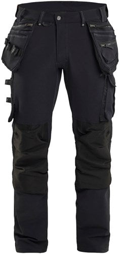 Blåkläder werkbroek 4-weg stretch x1900 19981644 | zwart | maat c154 - 7330509657706